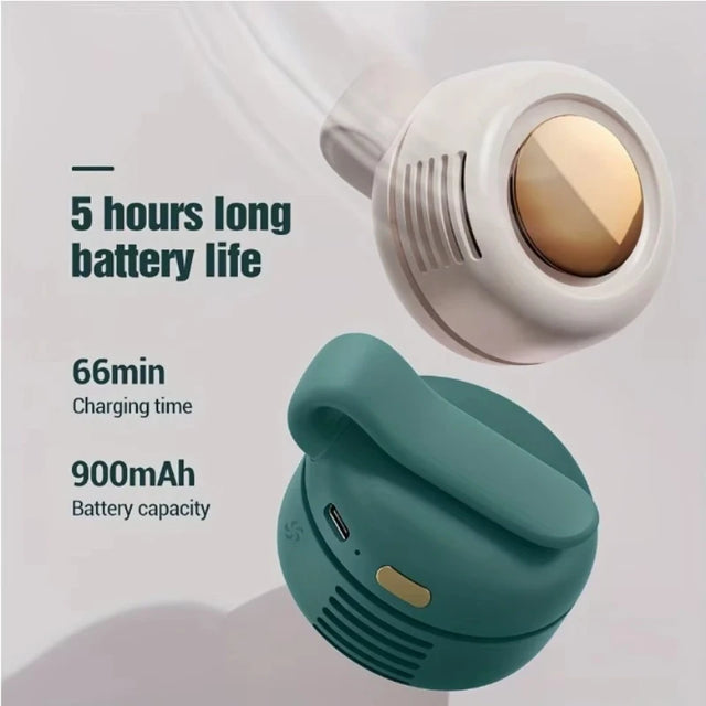 Mini Ventilador Portátil Sin Aspas — Silencioso, Carga USB, para Casa y Viajes